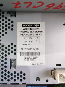 Магнитола (климат) HONDA ACCORD OEM 39050SEA9130M1 CL 7 2005