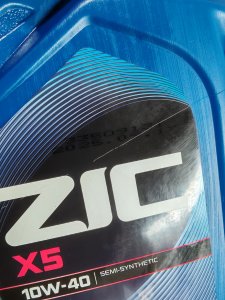 ZIC X5 10W-40 Полусинтетическое, 6 л