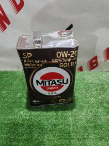 MITASU GOLD Plus SP 0W-20 4л