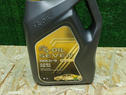 S-OIL SEVEN GOLD #9 A3/B4 5W-30 4л